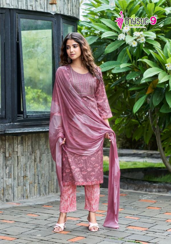 Mystic9 Shagun Vol-4 – Kurti Pant With Dupatta